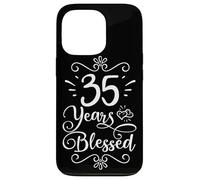 35° Compleanno 35 Anni Beati Religiosi Inspirational Custodia per iPhone 13 Pro