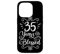 35° Compleanno 35 Anni Beati Religiosi Inspirational Custodia per iPhone 14 Pro
