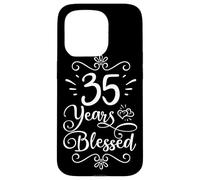 35° Compleanno 35 Anni Beati Religiosi Inspirational Custodia per iPhone 15 Pro