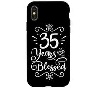 35° Compleanno 35 Anni Beati Religiosi Inspirational Custodia per iPhone X/XS