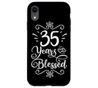 35° Compleanno 35 Anni Beati Religiosi Inspirational Custodia per iPhone XR