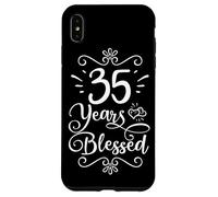35° Compleanno 35 Anni Beati Religiosi Inspirational Custodia per iPhone XS Max