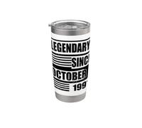 35° compleanno Leggendario da ottobre 1991 B-day Bicchiere termico in acciaio inox doppia parete