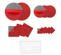 35 cuscinetti biadesivi per dash cam, resistenti, nastro biadesivo VHB, per casa, esterni, cruscotto auto, supporto magnetico (rotondo/quadrato)