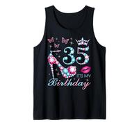 35 È Il Mio Compleanno 35 Anni È la mia Festa per Il 35° Compleanno Canotta