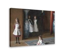 35+ famose stampe di John Singer Sargent The Daughters of Edward Darley Boit Realismo impressionismo poster per l'estetica della stanza poster artistico da parete su tela A