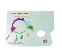 35 fogli di carta per tavolozza, A4 strappare vernice miscelazione tavolozza di carta tavolozza pittura pad artista acrilico vernice miscelazione forniture per pittura ad acquerello gouache olio