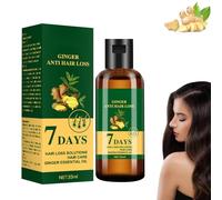 35 ml di olio di zenzero contro la caduta dei capelli, shampoo contro la caduta dei capelli, Ginger Anti Hair Loss Oil, trattamento per la crescita dello zenzero, ripara i capelli danneggiati (1