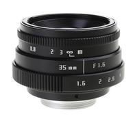 35 mm F1.6 CCTV Obiettivo TV Anelli Adattatore C Mount Per Fotocamera Singola M4/3 Accessori Grande Apertura Nero