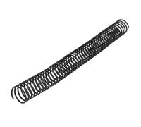 35 Pezzi Dorsi per Raccoglitori Passo 4:1 Bobine di Rilegatura a Spirale in Plastica 215 Fogli Capacità 25,4mm di Diametro 48 Anelli Spirali di Rilegatura Nere per Studenti Colleghi(Nero)