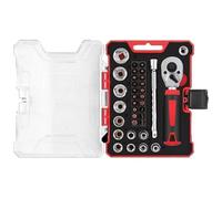 35 pz/set 72 denti chiave a cricchetto, CR-V 1/4 "6.35MM set di chiavi a bussola, a forma di Y scanalato esagonale cacciavite a croce cassetta degli attrezzi testa