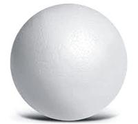 35 SFERA POLISTIROLO, PALLINA 6 cm. di diametro