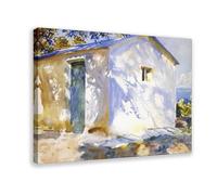 35+ stampe famose di John Singer Sargent Corfù, luci e ombre, poster artistico su tela e stampa artistica da parete moderna per la camera da letto, cornice decorativa 40,6 x 5,6 cm