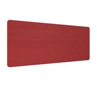 35"x18" Scrivania Tappetino Protettore,PU Pelle Doppio Lato Impermeabile,Rosso
