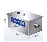 350 * 250 * 250mm In Acciaio Inox A Doppia Ingresso Trappola di Grasso Intercettore Separatore di Acqua Olio Accessori for la Cucina di Trattamento delle Acque Reflue(2)