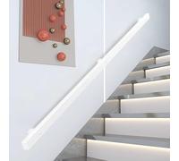 350 cm IndustrialRailingWrought Iron Wall Supporti Antiscivolo Corrimano per Interno ed Esterno Facile Installazione Sicurezza & Stile
