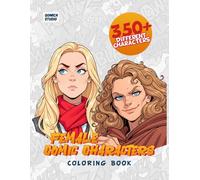 350+ Female comic characters - Coloring book