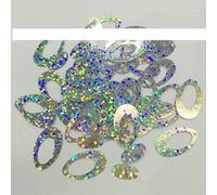 350 pezzi 22 * 14,0 mm piccole dimensioni forma di cavo paillettes sciolte artigianato cucito, donne bambini fai da te accessori per indumenti argento-50 g