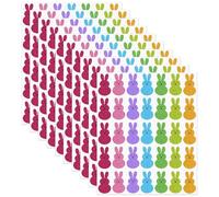 350 pezzi adesivi coniglietto pasquale adesivi coniglietto carini e belli, 7 colori adesivi pasquali decorazioni forniture, adesivi autoadesivi pasquali forniture, adesivi primaverili decorazioni per