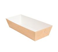 350 pezzi - Stampi cottura pasticceria 230 G/M2 22,8 x 8,5 x 5,5 cm naturale Kraft