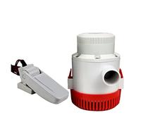 3500 GPH Pompa elettrica for acqua di sentina for barche a grande flusso 12v 24v cc con set di interruttori a galleggiante Sommergibile 12 24 Volt 3500 Gph,Affidabile e durevole(12v)
