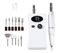35000RPM Fresa Unghie Elettrica Ricaricabile USB 4000mAh Portatile Professionale 11 Lime Cadrim Kit Manicure Pedicure Elettrico 150 Bande Velocità Regolabile Lima Elettrica Unghie Gel Smalti Acrilico