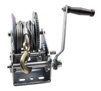 3500lbs / 1500Kg Silver Hand Winch Verricello manuale for barca rimorchio camion