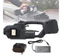 3500N Portatile Reggiatrice Elettrica Con Display Digitale, Per Reggette In PP E PET Da 7-19mm, Batteria Da 4000mAh, Reggiatrice Automatica, Per Pallet Di Scatole Da Imballaggio