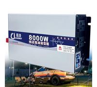 3500W 5000W 5500W 6000W 8000W Inverter Onda Sinusoidale Pura DC 12V 24V 48V 60V 72V in AC 220V 230V Trasformatore di Potenza Convertitore con Prese per Auto,Camion Camper(8000W,24Vto110V)