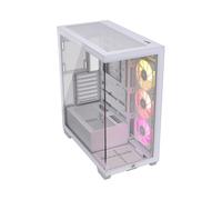 3500X RS-R ARGB - Custodia per PC, Bianco - Nouvo