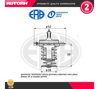 350243 Termostato, Refrigerante (ERA)