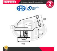 350254 Termostato, Refrigerante (ERA)