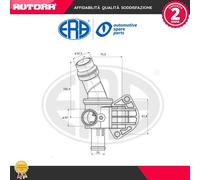 350278 Termostato, Refrigerante (ERA)