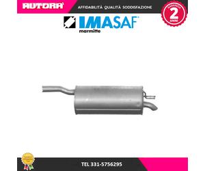 350407 Silenziatore posteriore per Fiat Doblo (MARCA-IMASAF)..