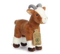 35052 Eco Nation Goat, 10.5In, Recycled Soft Toy, Brown