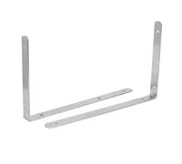 350mm lunghezza acciaio inossidabile grado 90 squadretta rinforzo 2pz