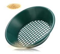 350mm Vassoio setacciante ricerca oro, bacinella manuale per lavaggio oro | Vaschetta manuale per il lavaggio dell'oro, vassoio setacciante rete metal, strumento per ricerca oro tramite lavaggio
