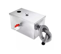 350x250x230mm, intercettatore di grasso in acciaio inossidabile, trappola for, separatore filtro olio acqua, trattamento acque reflue cucina for ristorante casa