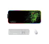 350x600x3mm F-01 Transfer termico in gomma RGB Luminoso Pad Mouse antiscivolo (B