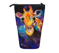 351 Astuccio Telescopico Testa Di Giraffa Colorata Carina Natura Creativa Animale Selvatico Arte Portapenne Ragazzi Astuccio Portamatite Grande Capacità Astuccio Telescopico Per Bambina
