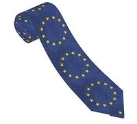 351 Cravatta Da Lavoro Bandiera Dell'Unione Europea Con Le Stelle Cravatta Elegante Cravatta Da Uomo Formale Cravatta Di Natale Per Marito Party Padre