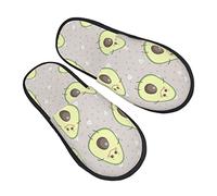 351 Pantofole Donna Uomo Avocado Carino Cartone Animato Ciabatte Interne Calde E Comode Peluche Ciabatte Comode Home Scarpe, Per Interno Esterno, Uomo, L
