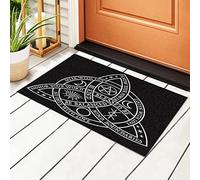 351 Tappeto 40X60Cm Nodo della Strega retrò Tappeto Asciugapassi Base Antiscivolo Zerbino Facile da Pulire Tappeti per Giardino, Corridoio, Ingresso Esterno
