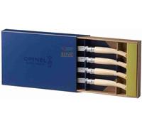 35174 OPINEL SET 4 COLTELLI DA TAVOLA CON MANICO IN FRASSINO LAMA INOX CM. 10