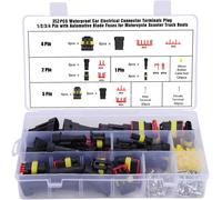 352 Pcs Connettore Impermeabile Auto 1/2/3/4 Pin, Elettrico Connettore Kit, Conn