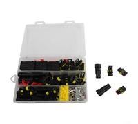 352 pezzi 12 V impermeabile cavo elettrico connettore terminale kit con 1/2/3/4 pin per connessioni elettriche affidabili