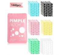 352 Pezzi di toppe a forma di stella, toppe rotonde, coperture per il viso - senza profumo, senza parabeni, per adulti di entrambi i sessi, adatte per tutti i tipi di pelle, senza profumo, senza alcoo