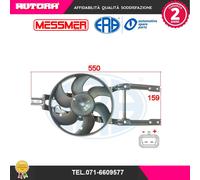 352052 Ventola, Raffreddamento motore adatto a Fiat 500/600 (MARCA ERA)..