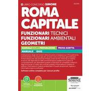 353/RM Roma Capitale Funzionari Tecnici Funzionari Ambientali Geometri - Manuale per la Preparazione - Prova Scritta - Manuale + Quiz