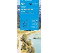 3534OT LES TROIS VALLEES, MODANE PN DE LA VANOISE / RECTO: 1:25000